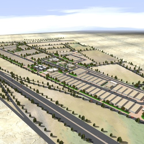 Infrastructure Design for Sabhan Industrial Area Block 11